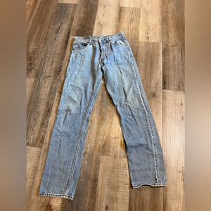 Vintage button fly straight leg Levi